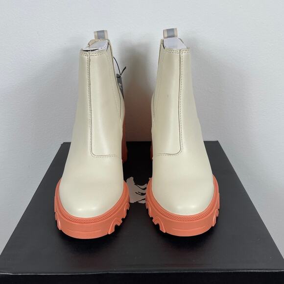 New Sorel Brex Heeled Chelsea Booties in Natural/Paradox Pink Women's 6.5 - Picture 1 of 6
